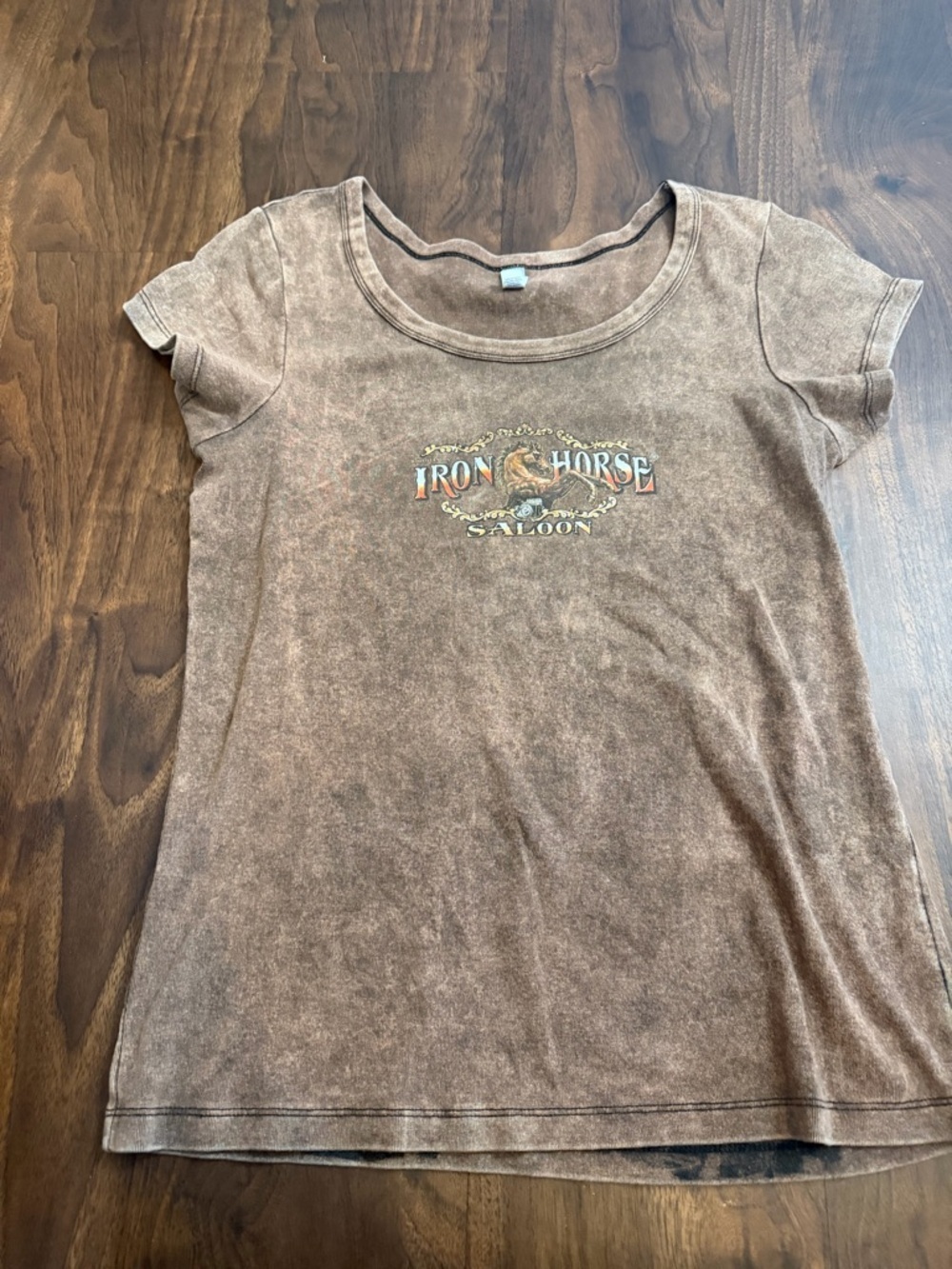 3/$30 ☀️ Bella Vintage Iron Horse Saloon Graphic Tee Brown